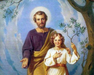 Hình ảnh Thánh Giuse, cha nuôi Chúa Giêsu
