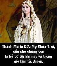 Thánh Maria, lời kinh tâm hồn tôi