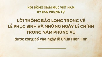Lời thông báo long trọng về lễ Phục sinh