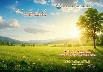 Thư mời hiệp dâng Thánh lễ tháng 01-2026