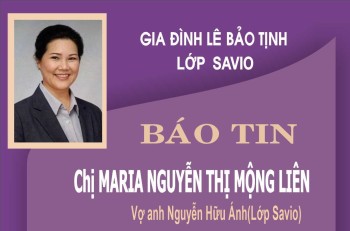 Tin buồn: Chị MARIA NGUYỄN THỊ MỘNG LIÊN