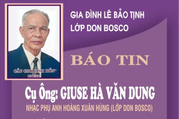 Tin buồn: Cụ Ông GIUSE HÀ VĂN DUNG