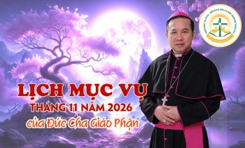 Lịch mục vụ tháng 11.2026 của Đức Giám Mục