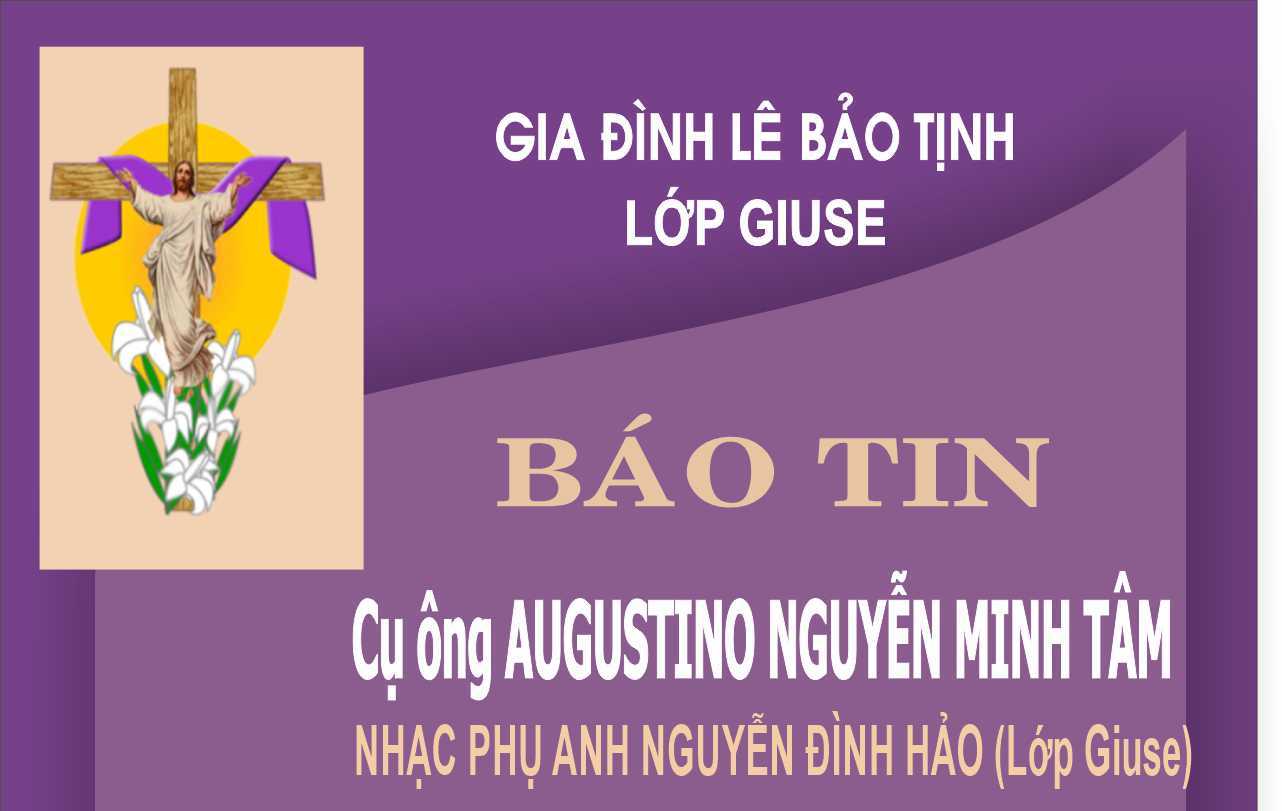 Cụ ông AUGUSTINO NGUYỄN MINH TÂM