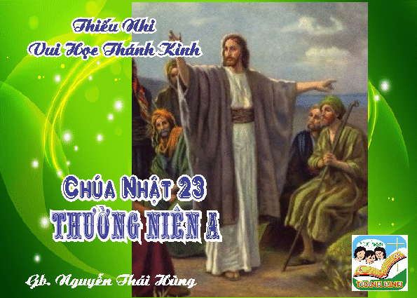 Thiếu Nhi VHTK CHÚA NHẬT 23 TN A